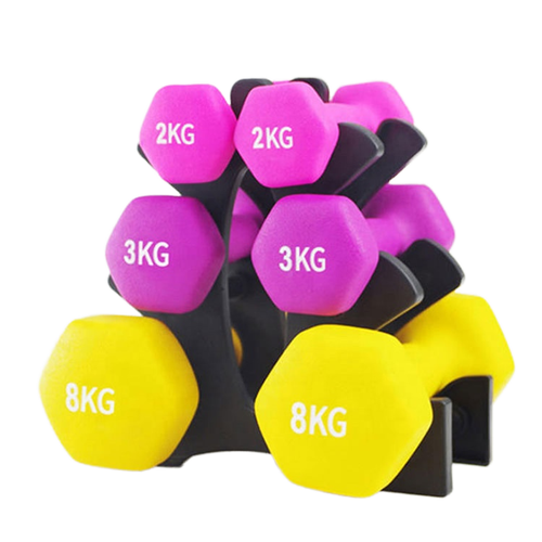 NJ GYM Custom Logo Pink Neoprene Hexagon Dumbbell Set Rack Long-lasting Steel Iron Fitness Equipment Popular Cast Rubber Gym NJ GYM Custom Logo Pink Neoprene Hexagon Dumbbell Set Rack Long-lasting Steel Iron Fitness Equipment Popular Cast Rubber Gym