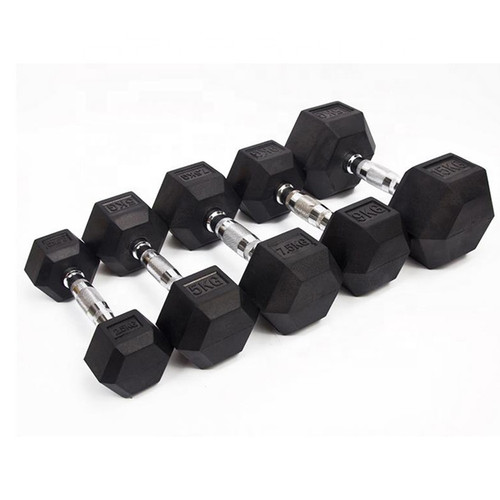 High Quality Gym Hex Dumbbells Rubber Encased Solid Weights Sets Rubber Hexagon Dumbbells Set High Quality Gym Hex Dumbbells Rubber Encased Solid Weights Sets Rubber Hexagon Dumbbells Set