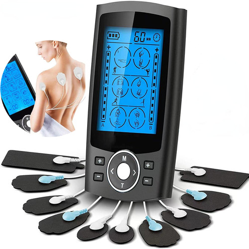 36 Modes Muscle Stimulator USB Rechargeable Dual-Channel EMS Stimulator TENS Physiotherapy Instrument Meridian Pulse Massager 36 Modes Muscle Stimulator USB Rechargeable Dual-Channel EMS Stimulator TENS Physiotherapy Instrument Meridian Pulse Massager