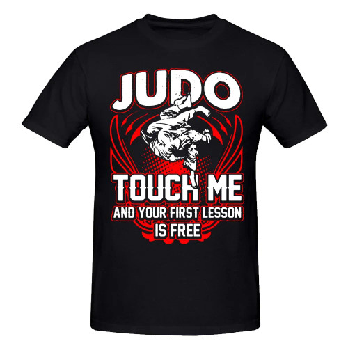 Martial Arts Lover Tee Me and Your First Lesson Is-free Fighters Instructors T-shirt Judo Men's T Shirt  Graphic Print Harajuku Martial Arts Lover Tee Me and Your First Lesson Is-free Fighters Instructors T-shirt Judo Men's T Shirt  Graphic Print Harajuku