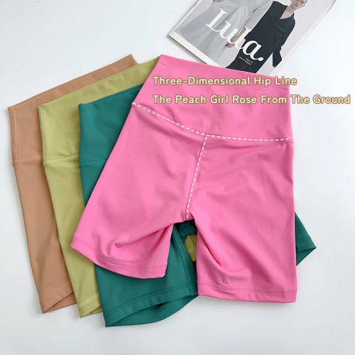 Women's Sports Yoga Shorts with High Waist, Hip Lift, Fitness, Running, Cycling, 4-point Shorts, Quick Drying Women's Yoga Short Women's Sports Yoga Shorts with High Waist, Hip Lift, Fitness, Running, Cycling, 4-point Shorts, Quick Drying Women's Yoga Short