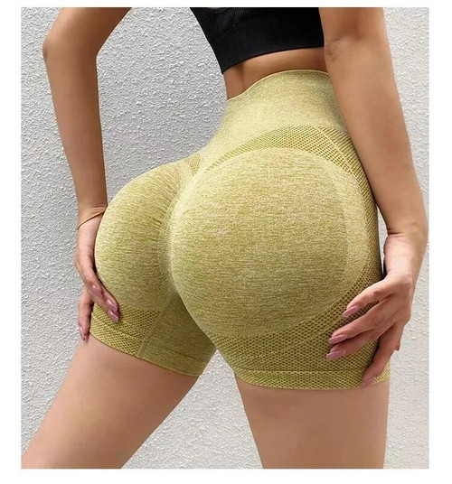Yoga Shorts Cross-border Honey Buttocks Buttocks Sports High Waist Abdomen Stretch Tight-fitting Anti-glare Quick-drying Fitness Yoga Shorts Cross-border Honey Buttocks Buttocks Sports High Waist Abdomen Stretch Tight-fitting Anti-glare Quick-drying Fitness