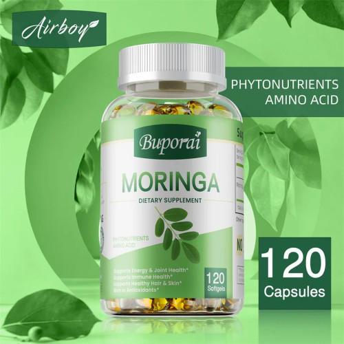 Moringa Supplements - Supports Immune Health, Enhances Memory, Relieves Inflammation, Promotes Metabolism, Anti-aging Moringa Supplements - Supports Immune Health, Enhances Memory, Relieves Inflammation, Promotes Metabolism, Anti-aging