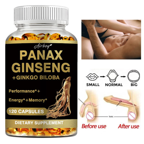 Panax Ginseng + Red Korean Ginseng Supplement for Men and Woman - Extra Strength - Focus, Productivity & Performance Panax Ginseng + Red Korean Ginseng Supplement for Men and Woman - Extra Strength - Focus, Productivity & Performance