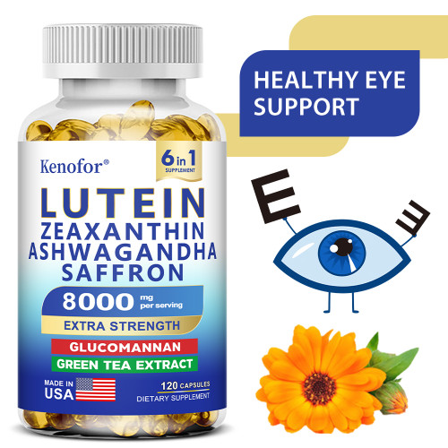 Lutein and Zeaxanthin Supplements, 8000mg Per Serving | Essential Eye Vitamins & Vision Health Dietary Supplement, NON-GMO Lutein and Zeaxanthin Supplements, 8000mg Per Serving | Essential Eye Vitamins & Vision Health Dietary Supplement, NON-GMO