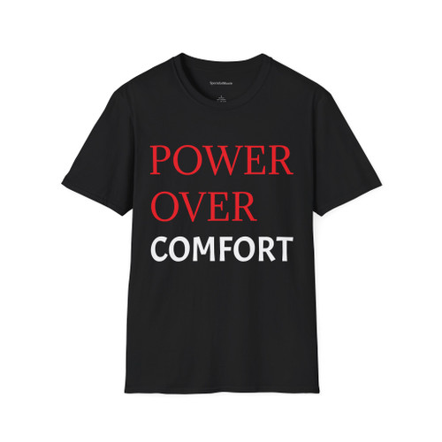 Empowering Message T-Shirt - "POWER OVER" Unisex Softstyle Tee