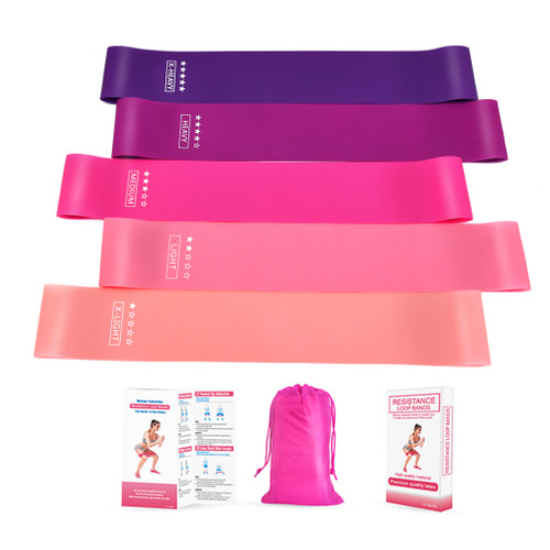 Zakerda New Gradient Elastic Workout Mini Bands Natural Latex Loop Resistance Bands for Fitness and Stretch Exercises Zakerda New Gradient Elastic Workout Mini Bands Natural Latex Loop Resistance Bands for Fitness and Stretch Exercises