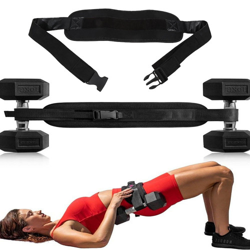 Dumbbell Exercise Belt Hip Thrust Weight-Bearing For Effective Glute Bridge Barbell Workout Waist Fitness Weight Training Dumbbell Exercise Belt Hip Thrust Weight-Bearing For Effective Glute Bridge Barbell Workout Waist Fitness Weight Training