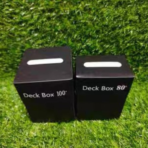 1 Box Game Trading Card Box, Solid Color Card Box, Card Holder Storage Box For Trading Cards, Sports And Games 1 Box Game Trading Card Box, Solid Color Card Box, Card Holder Storage Box For Trading Cards, Sports And Games