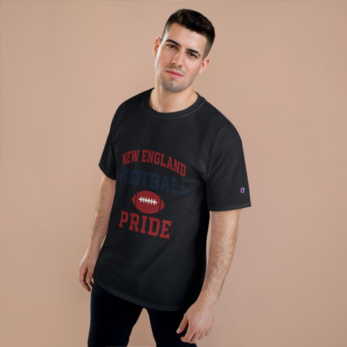 New England Football Pride T-Shirt — Champion Team Fan Tee