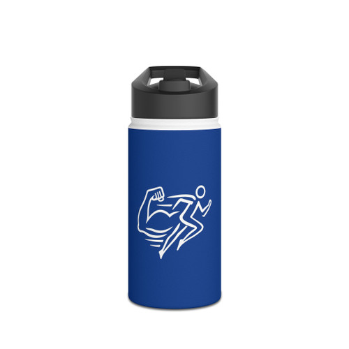 Athlete Performance Stainless Steel Water Bottle — Running & Strength Icon