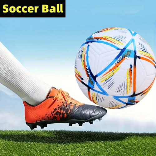 Soccer Balls Official Size 5 PU Material Seamless Match Training Football Goal Team Outdoor Professional Functional Training Soccer Balls Official Size 5 PU Material Seamless Match Training Football Goal Team Outdoor Professional Functional Training