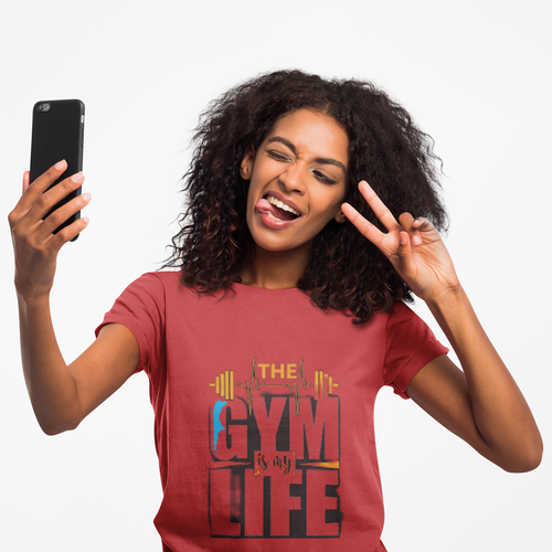 Gym Is My Life T-Shirt — Men's Fitness Tee