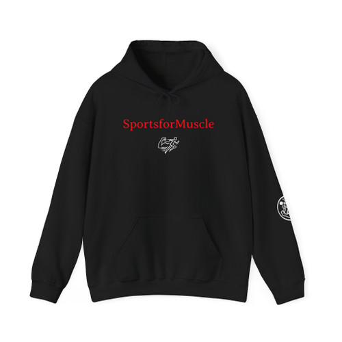 SportsforMuscle Hoodie — Athletic Gym Logo Pullover