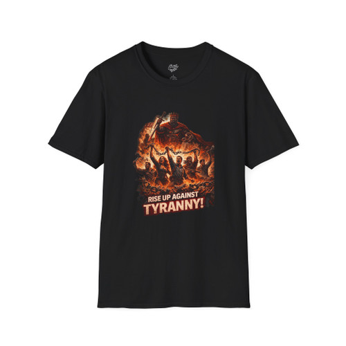 T-Shirt — Rise Up Against Tyranny Graphic Tee