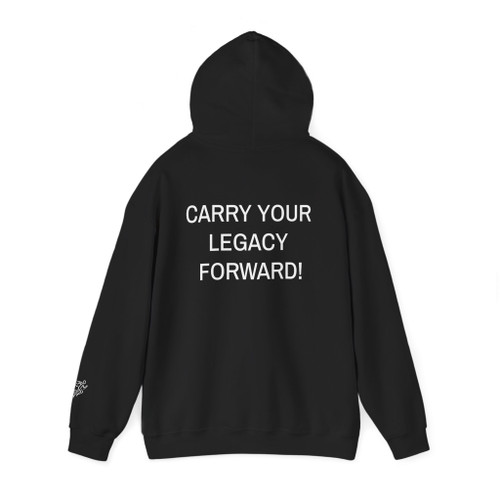 Old School Football Hoodie - "Carry Your Legacy Forward" Vintage Football Pullover