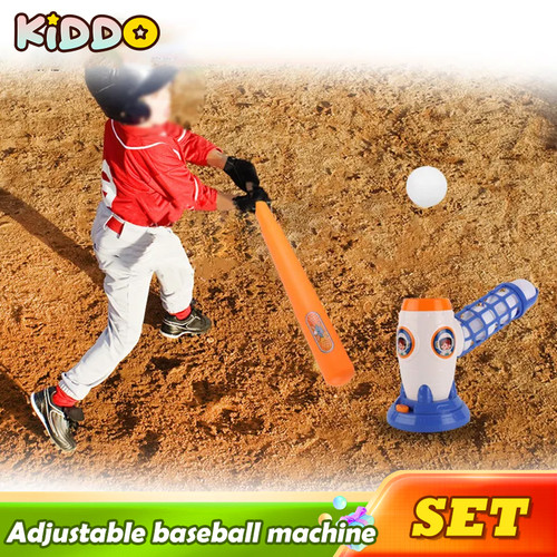 Adjustable baseball throwing machine Electric combination set Outdoor sports toys children's outdoor baseball ejection sports