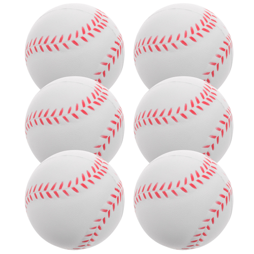6Pcs Sponge Training Baseball Pitching Batting Kids Tennis Balls Bases Softball Sports Pu Practice Baseball Outdoor sports ball 6Pcs Sponge Training Baseball Pitching Batting Kids Tennis Balls Bases Softball Sports Pu Practice Baseball Outdoor sports ball