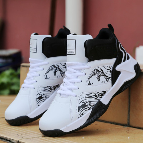 Basketball Shoes for Men High-top Sports Cushioning Hombre Athletic Male Shoes Comfortable Black Sneakers zapatillas Hot Sales Basketball Shoes for Men High-top Sports Cushioning Hombre Athletic Male Shoes Comfortable Black Sneakers zapatillas Hot Sales
