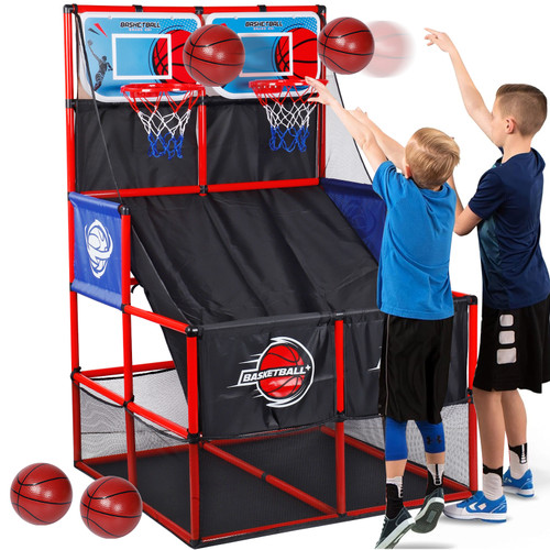 Arcade Basketball Game Set with Balls and Hoop,For Boys&Girls,Indoor Outdoor Toy,Ideal for Competition,Halloween/Christmas gifts Arcade Basketball Game Set with Balls and Hoop,For Boys&Girls,Indoor Outdoor Toy,Ideal for Competition,Halloween/Christmas gifts