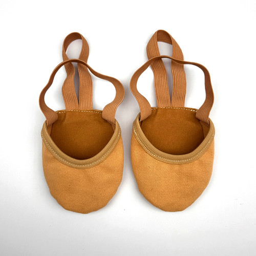 Gymnastics Shoes Half-Covered Gymnastics Ballet Practise Dance Shoes Soft Sole Breathable Socks Knitted Art Gym Shoes Girls