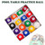 1SET 16PCS 25mm American Children's Billiards Home Tabletop Game Sets Mini Billiard Balls Pool Ball Complete Set Game Supplies