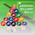 1SET 16PCS 25mm American Children's Billiards Home Tabletop Game Sets Mini Billiard Balls Pool Ball Complete Set Game Supplies