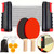 Ping Pong Paddle Set, Portable Table Tennis Set with Retractable Net & Carry Bag,40+ Pingpong Balls Indoor/Outdoor Games，gift