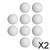 2X 10Pcs Foosball Balls Official Size Replace Table Footballs for Indoor 2X 10Pcs Foosball Balls Official Size Replace Table Footballs for Indoor