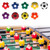 9x Foosball Balls 9 Colors 36mm for Finger Sport Family Game Tabletop Game 9x Foosball Balls 9 Colors 36mm for Finger Sport Family Game Tabletop Game