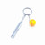 Cricket Keychain Gentleman's Game Keyring Sport Key Chain Sports Keyrings Cricket Keychains For Sport Fans Gift Keyholder