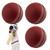 3Pcs Practice Cricket Ball PU Sports Wind Cricket Balls Soft Training Balls Portable Swinging Bouncing Cricket Balls