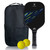 Breakthrough Passion 16mm USAPA Pickleball Paddle Fiberglass Surface High Grit & Spin Unibody Edgeless Sport Racquet Gift
