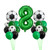 12PCS Green Digital Football Set Aluminum Film Balloon World Cup Theme Party Birthday Decoration Balloon 12PCS Green Digital Football Set Aluminum Film Balloon World Cup Theme Party Birthday Decoration Balloon