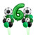 12PCS Green Digital Football Set Aluminum Film Balloon World Cup Theme Party Birthday Decoration Balloon 12PCS Green Digital Football Set Aluminum Film Balloon World Cup Theme Party Birthday Decoration Balloon