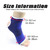 1Pair Elasticated Knee Blue Knee Pads Knee Support Brace Leg Arthritis Injury GYM Sleeve Elasticated Bandage Ankle Brace Support