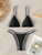 Swimwear White 2 Piece Strapless Swimsuit for Women Sexy Bandeau Backless Bikini Set Lace-up Patchwork Bathing Suit 2025 New Swimwear White 2 Piece Strapless Swimsuit for Women Sexy Bandeau Backless Bikini Set Lace-up Patchwork Bathing Suit 2025 New