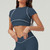 Yoga Top Sport T Shirts Women Fitness Clothes Workout Short-sleeved Crop Top Gym Running Active Wear Push Up Sport Top Yoga Top Sport T Shirts Women Fitness Clothes Workout Short-sleeved Crop Top Gym Running Active Wear Push Up Sport Top