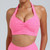 Sports Bra for Women Halter Top High Support Push-Up Open Back Yoga Bra Running Cycling Gym Top Fitness Yoga Workout Underwear Sports Bra for Women Halter Top High Support Push-Up Open Back Yoga Bra Running Cycling Gym Top Fitness Yoga Workout Underwear