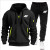 Slow jogging stylish quality sports outfit. Spring/Autumn 2025 new style outdoor fitness fashionable men's pullover + jogging pa Slow jogging stylish quality sports outfit. Spring/Autumn 2025 new style outdoor fitness fashionable men's pullover + jogging pa
