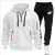 Slow jogging stylish quality sports outfit. Spring/Autumn 2025 new style outdoor fitness fashionable men's pullover + jogging pa