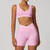 Yoga Set 2 Pieces Workout Outfits Nude Feeling Fitness Sportswear Gym Tracksuit High Waist Leggings Sports Bra Women Suit Clothe Yoga Set 2 Pieces Workout Outfits Nude Feeling Fitness Sportswear Gym Tracksuit High Waist Leggings Sports Bra Women Suit Clothe