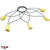 Lotus Fire Fan 5 Wick Fire Fan Frame with Sewn Light Weight Fire Practice Fan Lotus Fire Fan 5 Wick Fire Fan Frame with Sewn Light Weight Fire Practice Fan