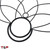 Lotus Fire Fan 5 Wick Fire Fan Frame with Sewn Light Weight Fire Practice Fan Lotus Fire Fan 5 Wick Fire Fan Frame with Sewn Light Weight Fire Practice Fan