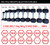 LINYIQUEEN High Quality Gym Free Weights Hex Dumbbells Set Fitness Black Rubber LINYIQUEEN High Quality Gym Free Weights Hex Dumbbells Set Fitness Black Rubber
