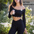 XW-8808 Long Sleeve Scalloped Top Yoga Fitness Sportswear V Shape High Waist Leggings Sports Gym Workout Women's Sets XW-8808 Long Sleeve Scalloped Top Yoga Fitness Sportswear V Shape High Waist Leggings Sports Gym Workout Women's Sets