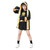 Martial Arts Training & Stage Performance Set, Breathable Fight Wear with Gloves, Kickboxing MMA Sports Gear for Men