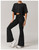 Seamless Yoga Sets Sports Fitness Casual Hip-lifting Flared Pants Bra Yoga Clothes Workout Gym Short-sleeved Tracksuit for Women Seamless Yoga Sets Sports Fitness Casual Hip-lifting Flared Pants Bra Yoga Clothes Workout Gym Short-sleeved Tracksuit for Women