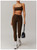 Seamless Yoga Sets Sports Fitness Casual Hip-lifting Flared Pants Bra Yoga Clothes Workout Gym Short-sleeved Tracksuit for Women Seamless Yoga Sets Sports Fitness Casual Hip-lifting Flared Pants Bra Yoga Clothes Workout Gym Short-sleeved Tracksuit for Women