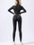 Yoga suit women autumn and winter advanced sense quick drying top professional high-end morning running gym running sportswear w Yoga suit women autumn and winter advanced sense quick drying top professional high-end morning running gym running sportswear w